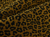 Modern Leopard Pattern Luxury Black Gold Chenille Upholstery Fabric|Exotic Animal Woven Jacquard Upholstery Fabric for Furniture and Pillows