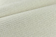 White Upmarket Chenille Woven Heavy Duty Upholstery Fabric|Luxury Minimalist Home Decor Couch Chair Fabric By The Yard-55"W/740GSM