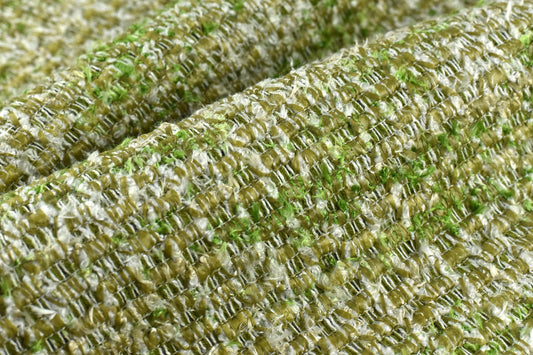 Grass Green Stylish Boucle Home Decorative Fabric By The Yard For Curtain Pillow Wall Decor
