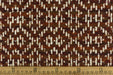 Geometric Wool Blend Textured Boucle Upholstery Fabric|Rust Cream Couch Fabric Fabric Backdrop Drapery Fabric By The Yard-110"(280CM) Width