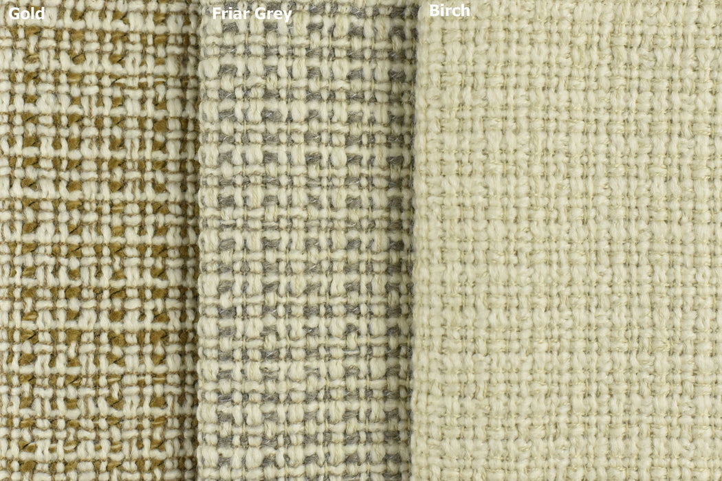 Heavy Weight Wool Blend Home Decor Upholstery Fabric For Dining Chair|Designer Cream/Gold/Navy Chunky Woven Fabric For Sofa Chushion