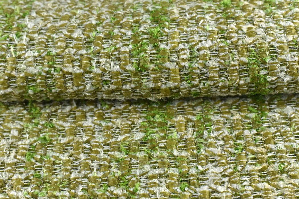 Grass Green Stylish Boucle Home Decorative Fabric By The Yard For Curtain Pillow Wall Decor