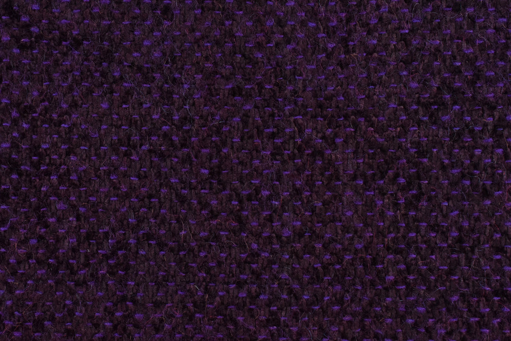 Luxury Purple Wool Feel Plushed Chenille Fabric For Curtain|Light Duty Soft Home Decor Fabric For Drapery Pillow,Throws,Blanket