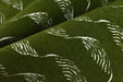 Moss Green Abstract Geometric Upholsetry Fabric For Chair|Green and White Abstract Stripes Pattern Reupholstery Fabric For Curtain Pillow