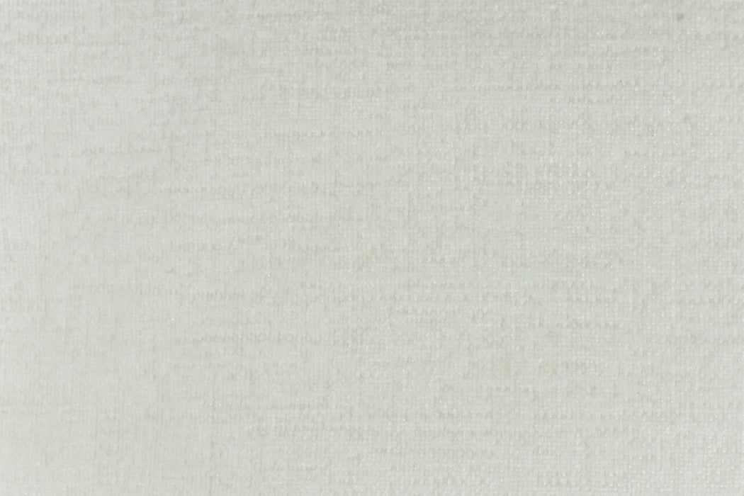 Heavy Weight White Soft Fine Chenille Plushed Textured Cotton Touch Feel Upholstery Fabric For Furniture Chair Reupholstery