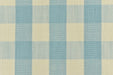 100% Pure Cotton Light Blue and Cream Vintage Buffalo Plaid Jacquard Upholstery And Drapery Fabric|Rustic Traditional Check Fabric