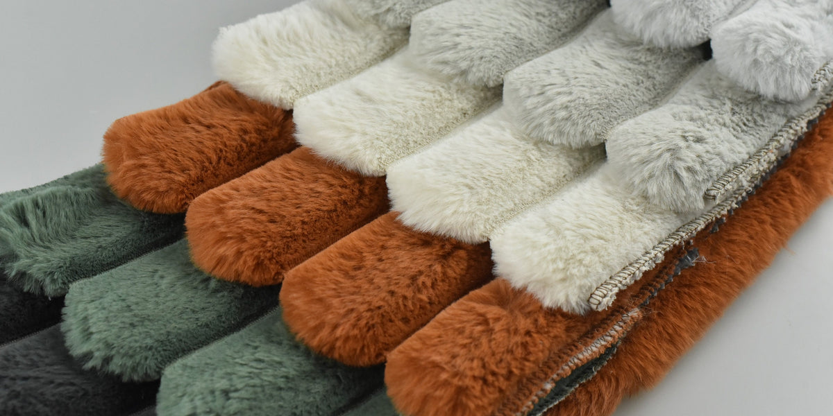 Extra Wide Wale Faux Mink Corduroy Fabric|Vintage Ribbed Chunky