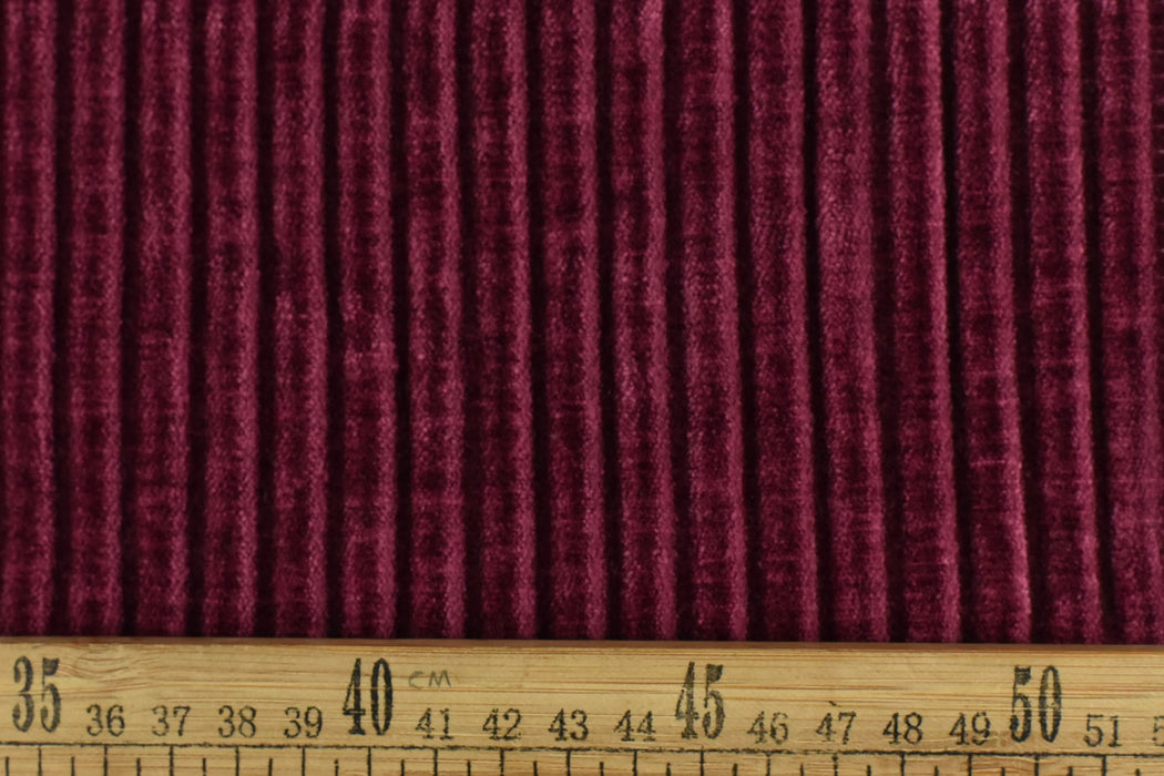 Heavy Weight Chenille Corduroy Textured Upholstery Fabric|Chunky Wide Stripe Chenille Upholstery|Skin Friendly Furniture Fabric For Chair