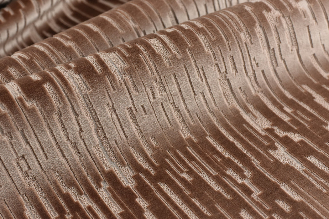 Heavy Duty Raised Velvet Stripe Upholstery Fabric In Gold 3D Geometric heavy-duty-raised-velvet-stripe-upholstery-fabric-in-gold-3d-geometric