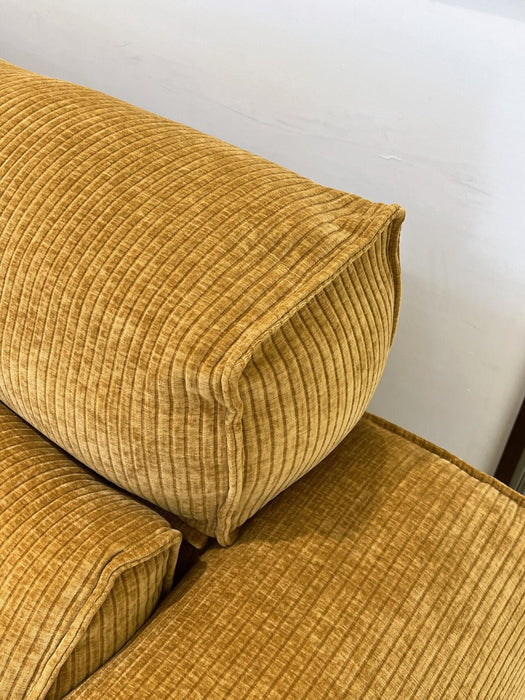 Heavy Weight Chenille Corduroy Textured Upholstery Fabric|Chunky Wide Stripe Chenille Upholstery|Skin Friendly Furniture Fabric For Chair