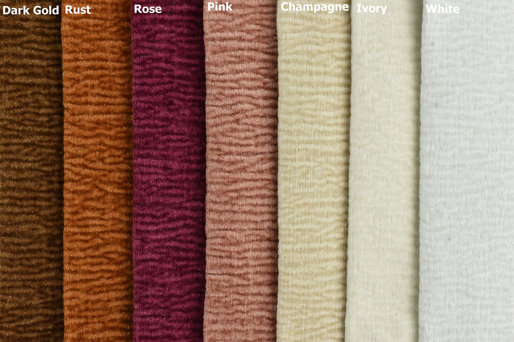 Heavy Weight Crepe Textured Chenille Upholstery Fabric|Coarse Crushed Chenille Upholstery|Skin Friendly Soft Feel Chunky Furniture Fabric