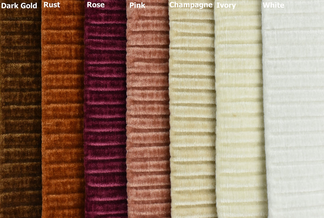 Heavy Weight Chenille Corduroy Textured Upholstery Fabric|Chunky Wide Stripe Chenille Upholstery|Skin Friendly Furniture Fabric For Chair