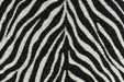 Vintage Black White Geometric Zebra Pattern Jacquard Upholstery Fabric Drapery Fabric|Heavy Weight Woven Upholstery Fabric For Chair Curtain