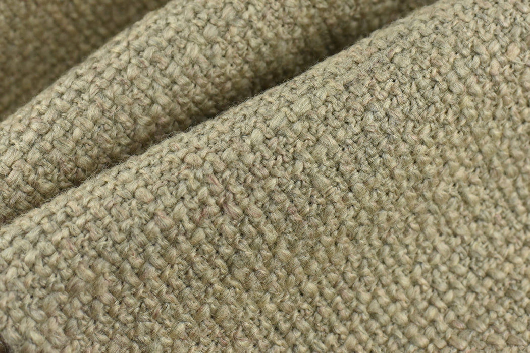 Designer Wool Blend Beige Wheat Chunky and CoraseWoven Upholstery Fabric For Chair Couch|Home Decor Fabric For Drapery Pillow Bed Throw