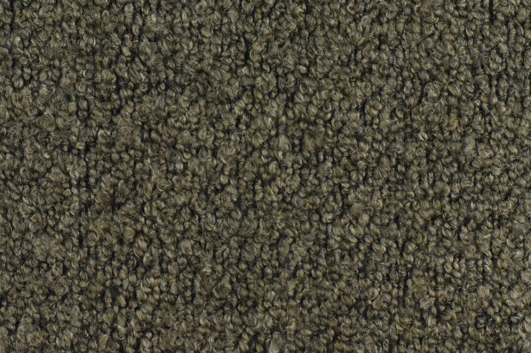 Heavy Weight Dark Olive Green Nubby Textured Boucle Upholstery Fabric For Dining Chair|Vintage Chunky Boucle Fabric For Bench Cushion Stool