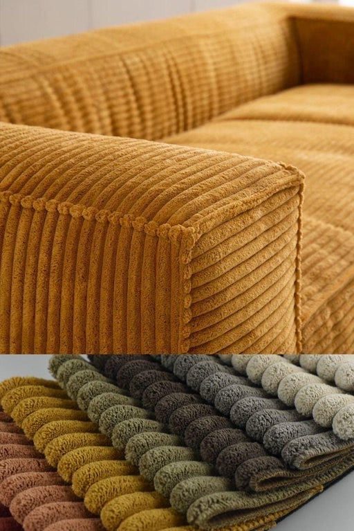 Heavy Wide Wale Corduroy Srtip Velvet Upholstery Fabrics|Boho Home Decor Fabric|1.5 Wale Thick Jumbo Corduroy Fabric By The Yard-16 Colors