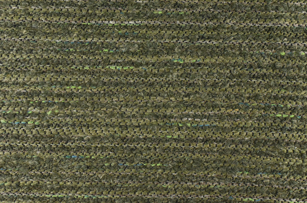 Olive Green Heavy Wool Linen Blend Boucle Upholstery Fabric|Chunky Nubby Textured Fabric For Chair Ottoman Couch