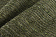 Olive Green Heavy Wool Linen Blend Boucle Upholstery Fabric|Chunky Nubby Textured Fabric For Chair Ottoman Couch