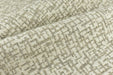 Wool Linen Blend Abstract Geometric Cream Grey Luxury Textured Upholstery Fabric|Modern Heavy Weight Fabric For Dining Chairs,Sofa,Cushion