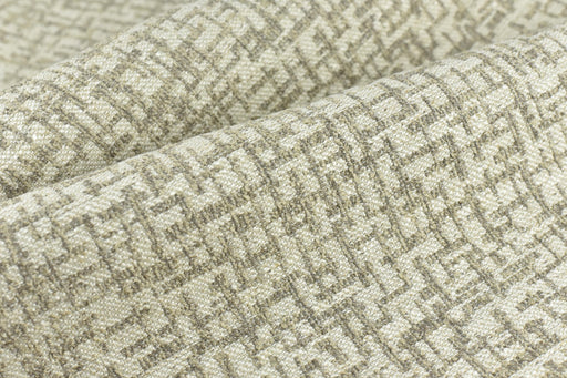 Wool Linen Blend Abstract Geometric Cream Grey Luxury Textured Upholstery Fabric|Modern Heavy Weight Fabric For Dining Chairs,Sofa,Cushion