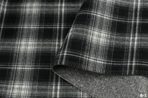 Heavy Weight Durable Comfortable Black White Check Plaid Country Upholstery Fabric For Chair|Vintage Geometric Jacquard Fabric For Cushion