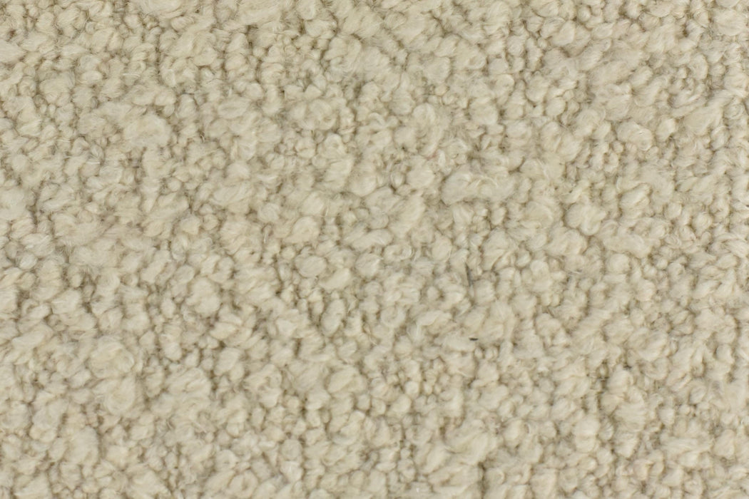 Heavy Weight Wool Linen Blend Textured Boucle Upholstery Fabric For Chair Couch in Cream Beige Brown|Wooly Touch and Big Curly Boucle Fabric