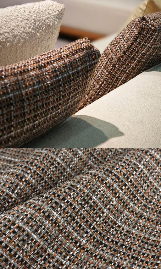 Heavy Textured Fabric With Waffle-Weave Look|Perfect and Beautiful Upholstery Fabric For Dining Chairs|Fabric For Ottoman Pillow Headboard