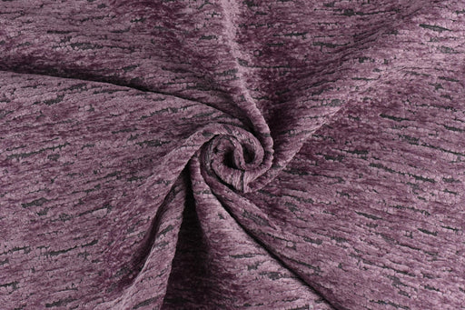 Designer Abstract Woven Raised Purple Chenille Texture Upholstery Fabric For Chair|Heavy Soft Chunky Chenille Fabric For Couch Pillow