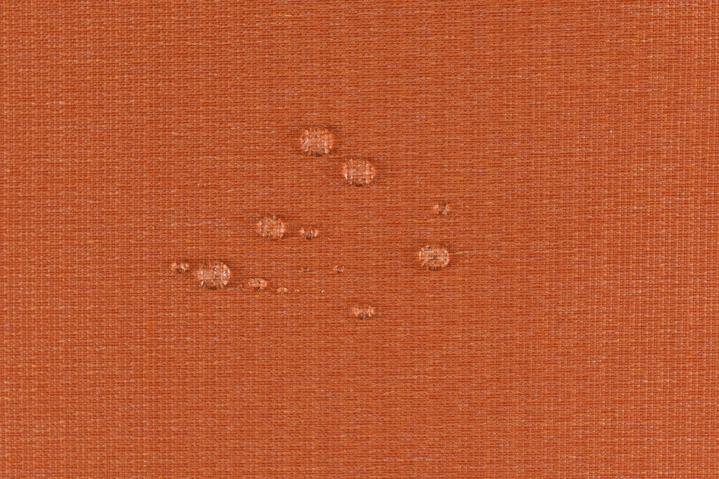 Orange/Cream Outdoor Furniture Upholstery Fabric|UV Protection and Fade Resistance Fabric For Outdoor Chair Cushion Pillow Bench