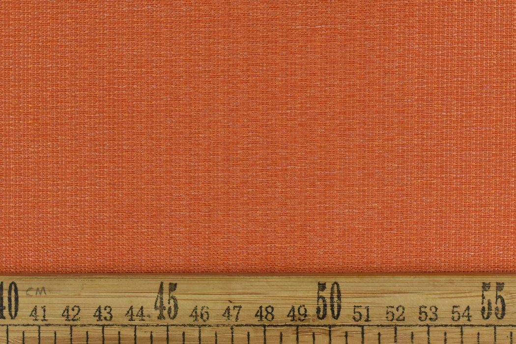 Orange/Cream Outdoor Furniture Upholstery Fabric|UV Protection and Fade Resistance Fabric For Outdoor Chair Cushion Pillow Bench