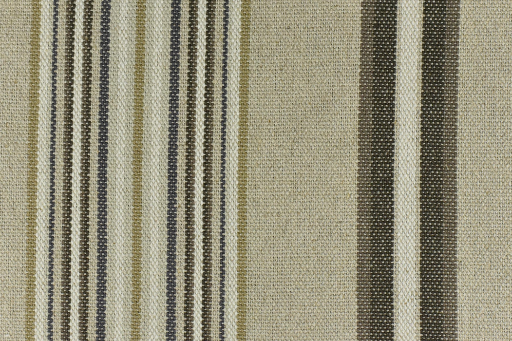 Rustic Cotton Linen Only Stripe Jacquard Geometric Ticking Upholstery and Drapery Fabric|Farmhouse Grain Sack Stripe Fabric For Chair Pillow