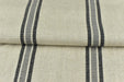 Geometric Cotton Linen Blend Ticking Stripe Upholstery and Drapery Fabric by the Yard For Chair|Country Chic Decor Grainsack Stripe Fabric