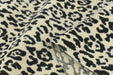 Heavy Weight 100% Cotton Leopard Cut Velvet Upholstery Fabric|Gold Black Cheetah Geometric Animal Luxury Furniture Fabric For Ottoman Chair