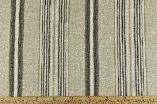 Rustic Cotton Linen Only Stripe Jacquard Geometric Ticking Upholstery and Drapery Fabric|Farmhouse Grain Sack Stripe Fabric For Chair Pillow