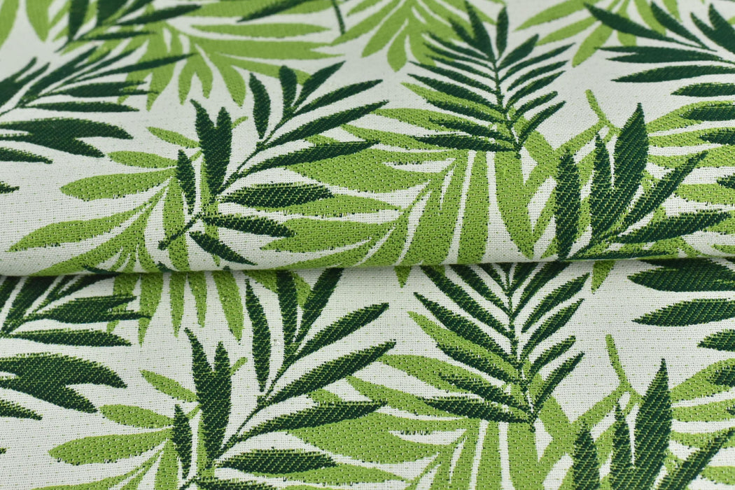 Green Tropical Leaf Water Resistant Outdoor Upholstery Fabric For Chair|Solution Dyed Acrylic Polyester Garden Patio Indoor Outdoor Fabric