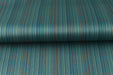 Blue and Green Striped Woven Outdoor Upholstery Fabric For Chair|Pet Friendly Stain Resistant Geometric Fabric For Cushion Pillow