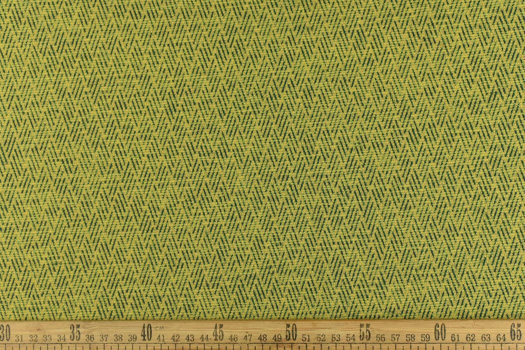 Chartreuse Green Crosshatch Geometric Woven Outdoor Upholstery Fabric For Chair|Garden Patio Outdoor Furniture Fabric For Couch Cushion