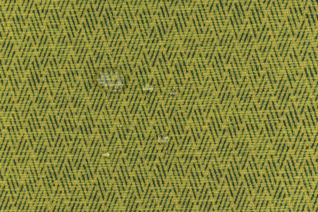 Chartreuse Green Crosshatch Geometric Woven Outdoor Upholstery Fabric For Chair|Garden Patio Outdoor Furniture Fabric For Couch Cushion