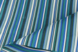 Blue and Green Garden Patio Striped Outdoor Upholstery Fabric For Chair Sofa Pillow|Solution Dyed Polyester Outdoor Furniture Fabric