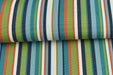 Blue Green Orange Garden Patio Striped Outdoor Upholstery Fabric For Chair Sofa Pillow|Solution Dyed Polyester Outdoor Furniture Fabric