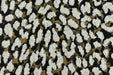 Designer Heavyweight Wool Blend Black Gold White Leopard Jacquard Textured Upholstery Fabric|Abstract Cheetah Animal Skin Geometric Fabric