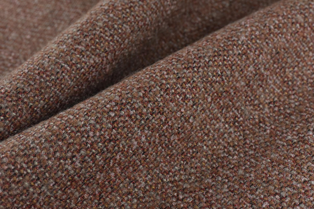 Heavyweight Multi-Colored Wool and Cotton Soft Tweed Home Decor Fabric For Chair Couch|Wool Blend Fabric For Bed Throw Winter Coat(80%Wool)