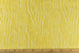 Heavy Weight Yellow Wood Bark Textured Abstract Geometric Raised Cut Velvet Upholsetry Fabric For Chair Couch