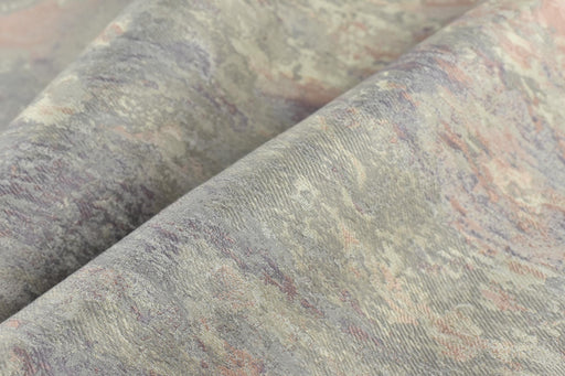 Designer Multi-Colored Abstract Woven Jacquard Upholstery Fabric For Chair Curtain|Purple Pink Home Decor Fabric For Furniture Drapery