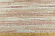 Extra Wide Designer Red Burnt Orange Upholstery Fabric and Drapery Fabric|Modern Striped Furniture and Curtain Fabric 110.4"(290CM)