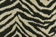 Heavy Weight Wool Blend Green and Beige Zebra Skin Upholstery Fabric For Chair|Vintage Wild Animal Skin Fabric For Couch 55"W/850GSM