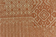 Extra Wide Heavy Weight Rust Brown Geometric Upholstery Fabric For Chair Curtain|Designer Beautiful Home Decor Fabric 290CM Wide