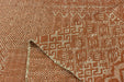 Extra Wide Heavy Weight Rust Brown Geometric Upholstery Fabric For Chair Curtain|Designer Beautiful Home Decor Fabric 290CM Wide