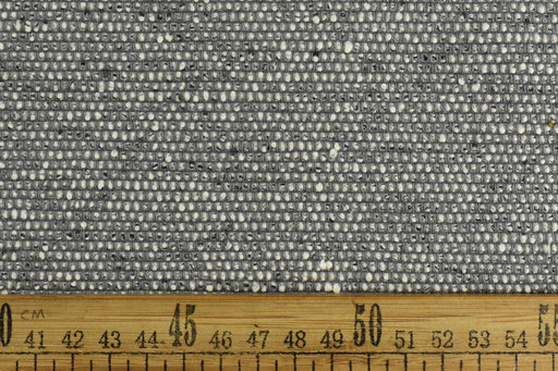 Heavy Weight Woven Cotton Blend Grey and White Upholstery Fabric For Dining Chair and Couch|Modern Home Decor Furniture Fabric For Ottoman