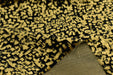 Heavy Weight Designer Gold Black Abstract Geometric Raised Cut Velvet Upholstery Fabric For Chair|High End Velvet Fabric For Furniture